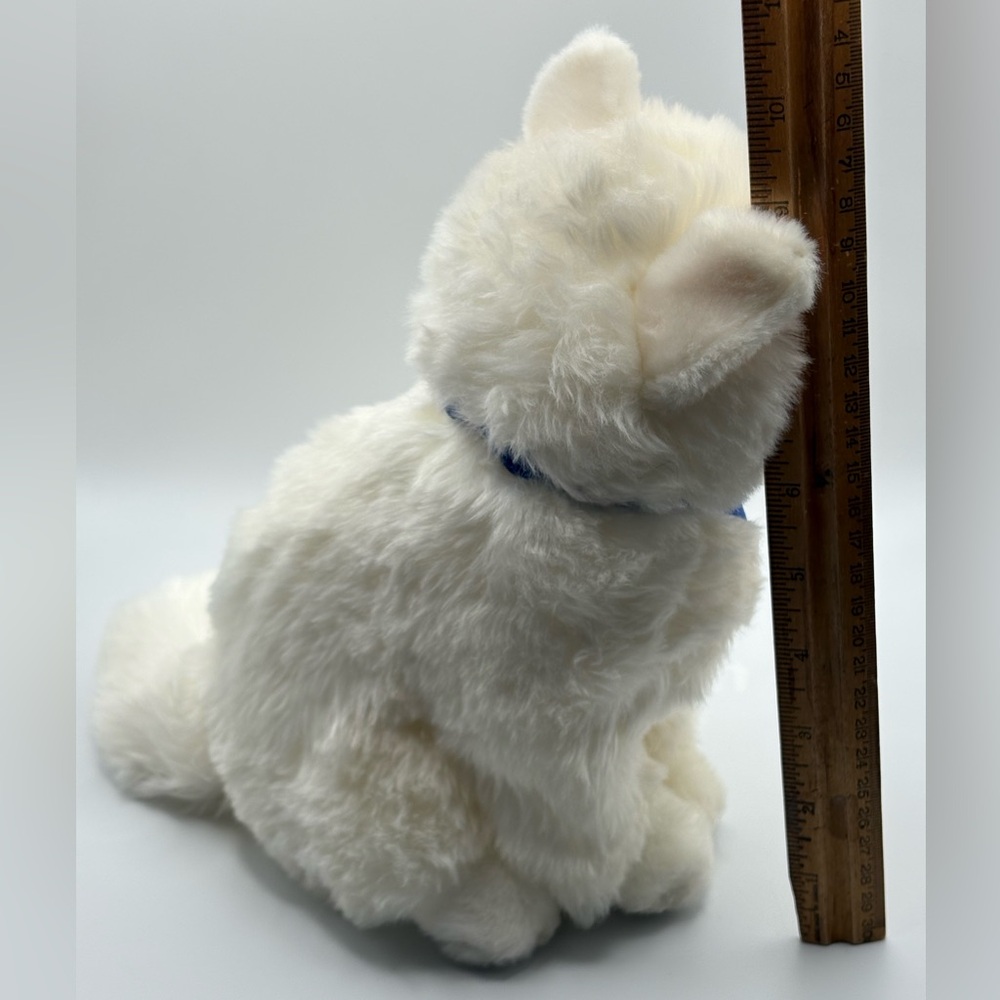 2016 Douglas Cuddle Toy Sitting White Cat 10” Soft Persian Plush Stuffed #2805 - Picture 15 of 16